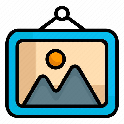Pic, picture, photo, images, school, painting icon - Download on Iconfinder