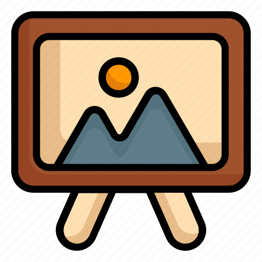 Blackboard, education, school, learning, study, painting icon - Download on Iconfinder