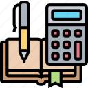 calculator, calculation, numbers, math, accounting