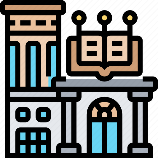 Library, books, study, literature, education icon - Download on Iconfinder