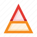 triangle, pyramid, geometric shape