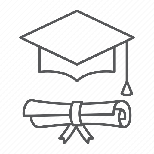 Graduation, cap, hat, diploma, school, education, graduate icon - Download on Iconfinder
