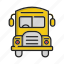 bus, school bus, public, school, travel 