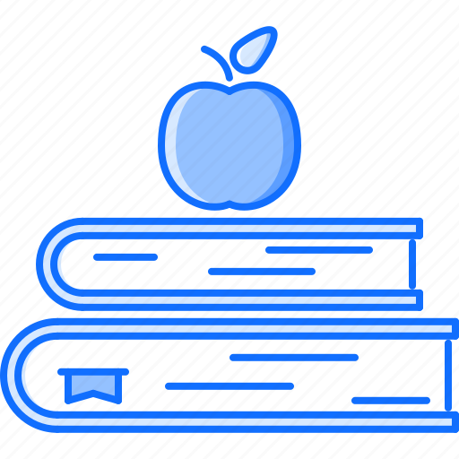 Apple, book, college, learning, school, university icon - Download on Iconfinder