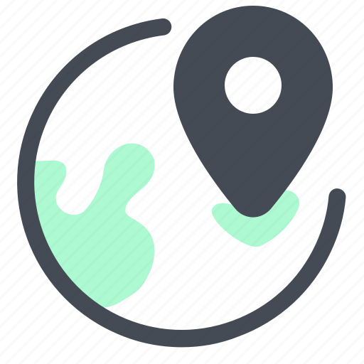 Earth, location, pin, planet, school icon - Download on Iconfinder