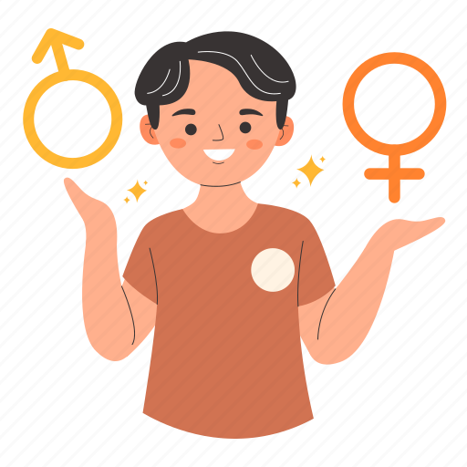 Sex education, reproduction, biology, male, female, school, education illustration - Download on Iconfinder