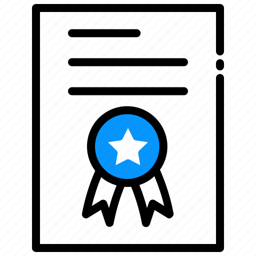 Certificate, guarantee, license, quality, school icon - Download on Iconfinder