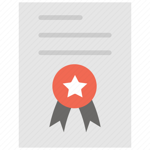 Certificate, guarantee, license, quality, school icon - Download on Iconfinder