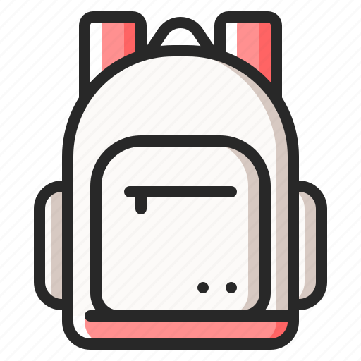 Backpack, bag, school, school bag, student icon - Download on Iconfinder
