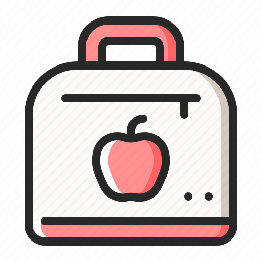 Bag, box, food, lunch, lunch bag, lunch box icon - Download on Iconfinder
