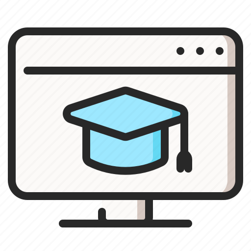 Computer, course, education, learning, online, online education, pc icon - Download on Iconfinder