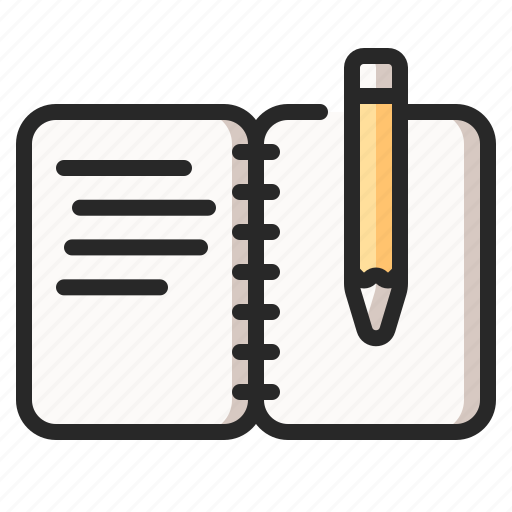 Homework, note, notebook, notepad, notes, writing icon - Download on Iconfinder