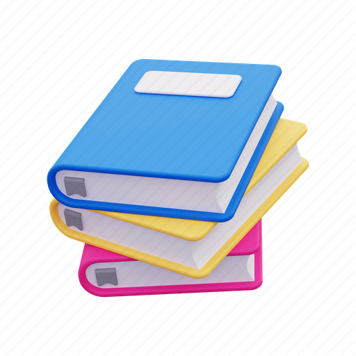 Dictionary, book, education, reading, learning, library, knowledge 3D illustration - Download on Iconfinder