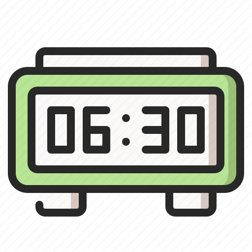 Alarm, clock, digital, routine, time, wake up, watch icon - Download on Iconfinder