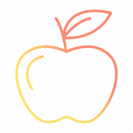 Apple, food, fruit, school and education icon - Download on Iconfinder