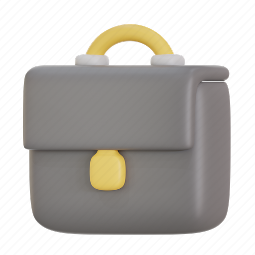 Briefcase, school, education, bag, knowledge, suitcase, book 3D illustration - Download on Iconfinder