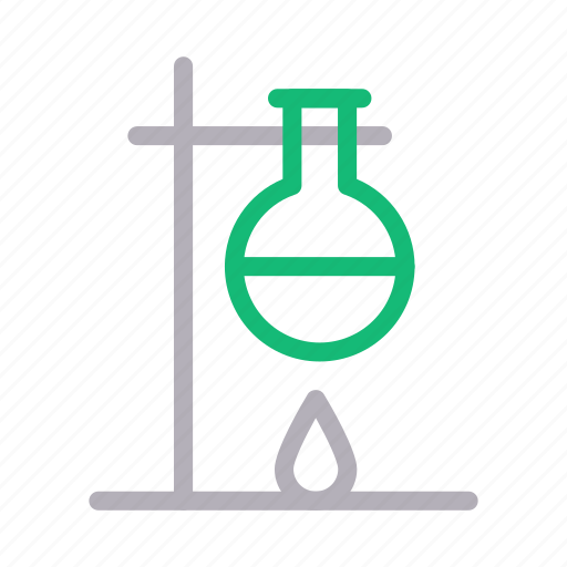Beaker, burner, flask, lab, science icon - Download on Iconfinder