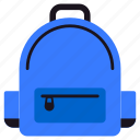 backpack, shoulder bag, knapsack, rucksack, haversack 