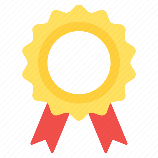 Award badge, ribbon badge, star badge, achievement, medal icon - Download on Iconfinder