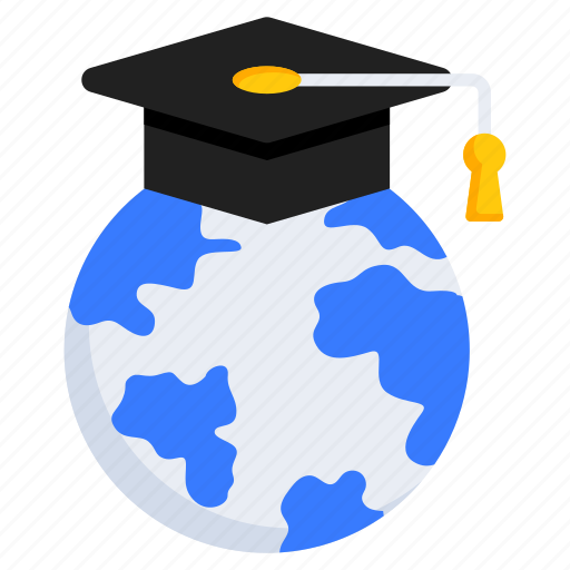 Global education, international education, distance education, distance learning, global study icon - Download on Iconfinder