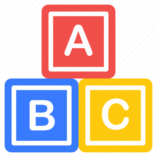 Abc blocks, abc learning, basic education, kindergarten, basic learning icon - Download on Iconfinder