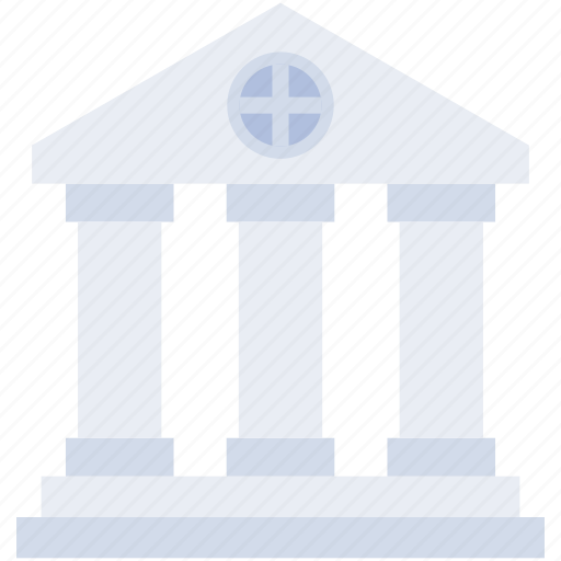 Bank, bank building, financial institute, bank architecture, depository house icon - Download on Iconfinder