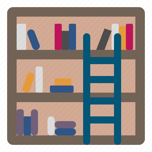Education, library, book, bookshelf, school icon - Download on Iconfinder