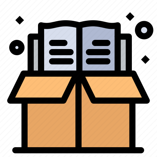 Book, bookmark, box, education icon - Download on Iconfinder