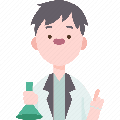 Chemistry, laboratory, science, experiment, instructor icon - Download on Iconfinder