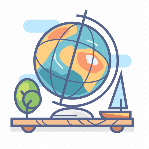 Globe, location, map, navigation icon - Download on Iconfinder
