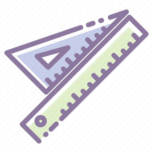 Measeure, measeurement, ruler, scale, school, stationary icon - Download on Iconfinder