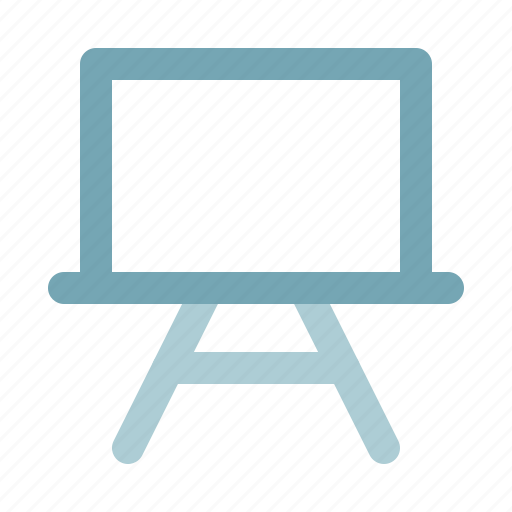 Blackboard, board, learning, presentation, school, training, whiteboard icon - Download on Iconfinder