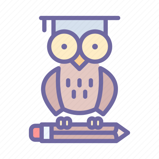 Owl, wise, wisdom, education, knowledge, study icon - Download on Iconfinder