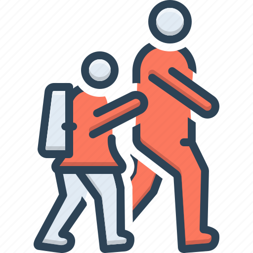 Backpack, boy, education, girl, go to school, learning, student icon - Download on Iconfinder