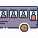 children, go to school, safety, school, school bus, student, student sitting in the bus