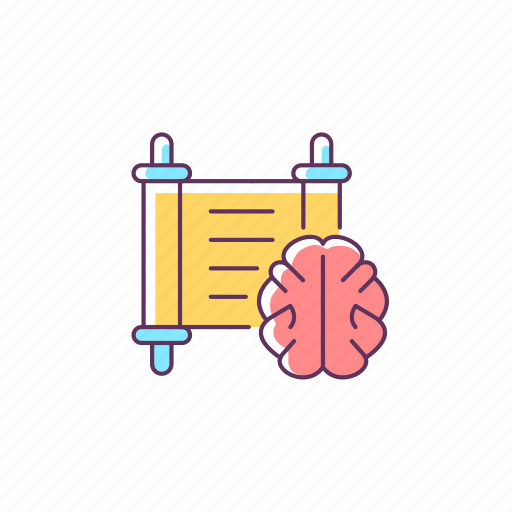 Philosophy, brain and manuscript, philosophy education, education icon - Download on Iconfinder