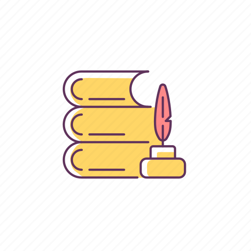 Literature, writing and reading, lessons, education icon - Download on Iconfinder