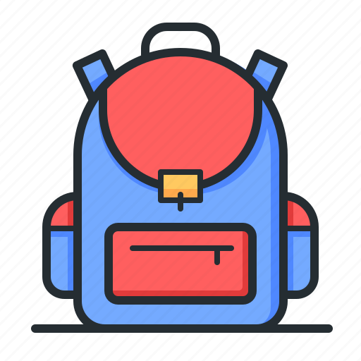 Backpack, satchel, schoolbag, education icon - Download on Iconfinder