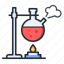 chemistry, flask, science, experiment