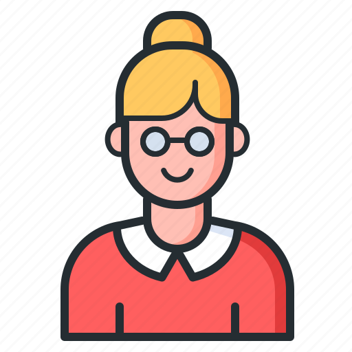 Teacher, woman, character, school icon - Download on Iconfinder
