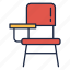 chair, learn, university 