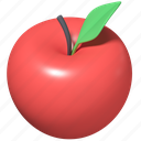 apple, fruit, lunch, school 