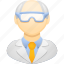 chemist, professor, safety goggles, science, scientist, teacher 