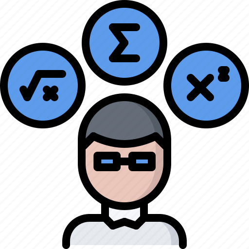 Chemistry, formula, laboratory, man, math, physics, science icon - Download on Iconfinder