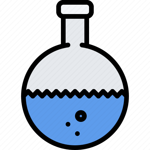 Chemistry, flask, laboratory, physics, science icon - Download on Iconfinder