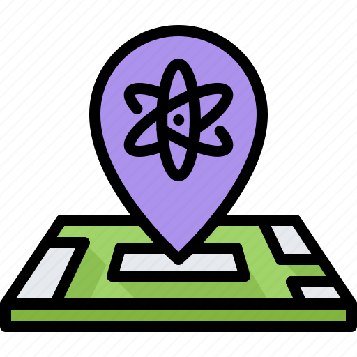 Chemistry, institute, laboratory, location, map, physics, science icon - Download on Iconfinder