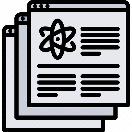 Article, chemistry, laboratory, physics, science, scientific, website icon - Download on Iconfinder