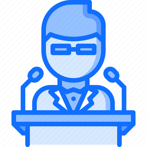 Chemistry, conference, laboratory, physics, science, scientist, speaker icon - Download on Iconfinder