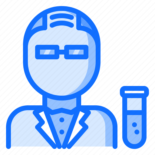 Physics, chemistry, laboratory, science, man, scientist icon - Download on Iconfinder