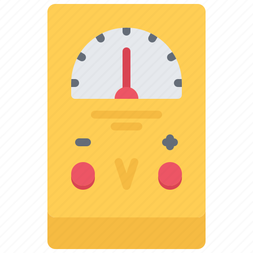 Chemistry, electrical, laboratory, physics, science, voltage, voltmeter icon - Download on Iconfinder